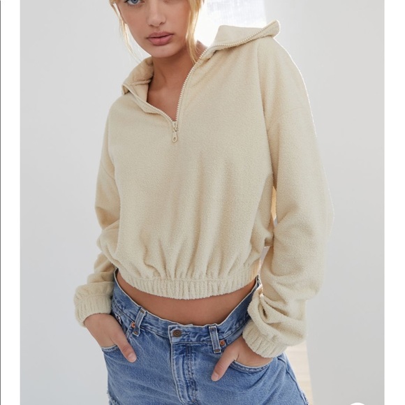 Urban Outfitters Sweaters - UO track meet half-zip sweatshirt